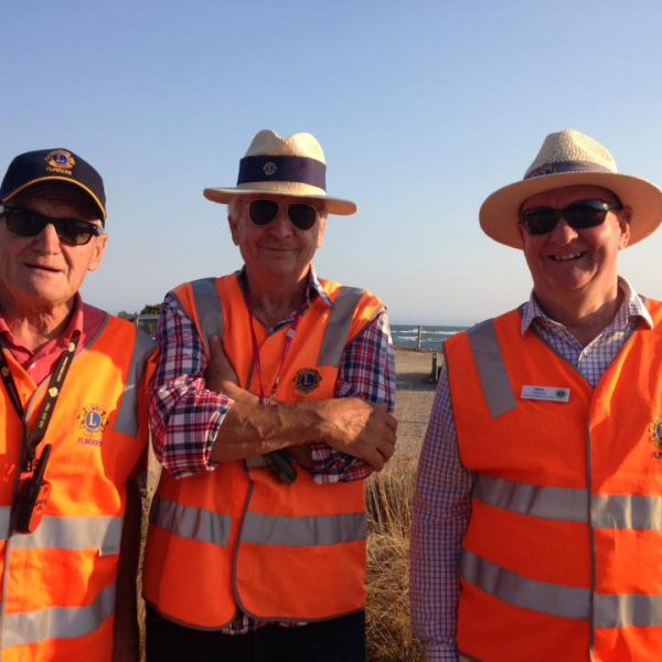 Lions held their annual Community Picnic on the back beach at Flinders in March 2019 and our team members assisted with parking, rubbish collection and fun!