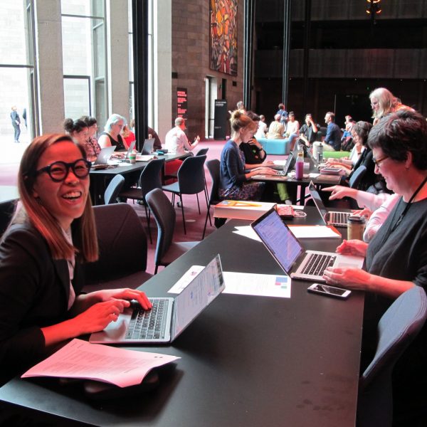 Our volunteers are participating in an Art+Feminism Wikipedia Edit-a-thon at the National Gallery of Victoria to celebrate International Women's Day 2020, and to amplify the voices of Australian women artists.
