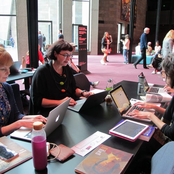 Our volunteers are participating in an Art+Feminism Wikipedia Edit-a-thon at the National Gallery of Victoria to celebrate International Women's Day 2020, and to amplify the voices of Australian women artists.